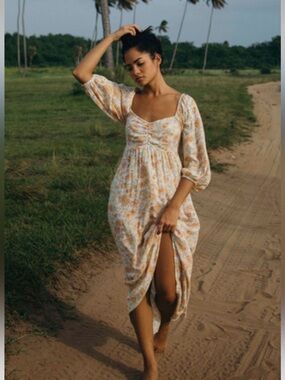Billabong Swept Away Midi Dress